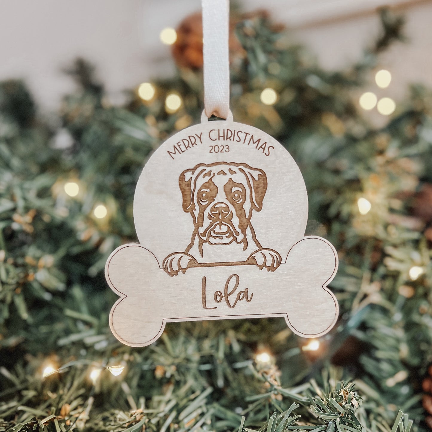 Custom Pet Ornament - Dog Edition