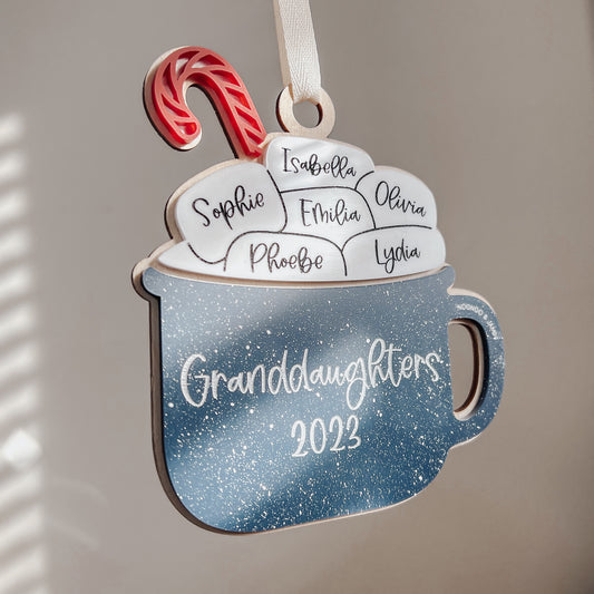 Hot Chocolate Family Ornament