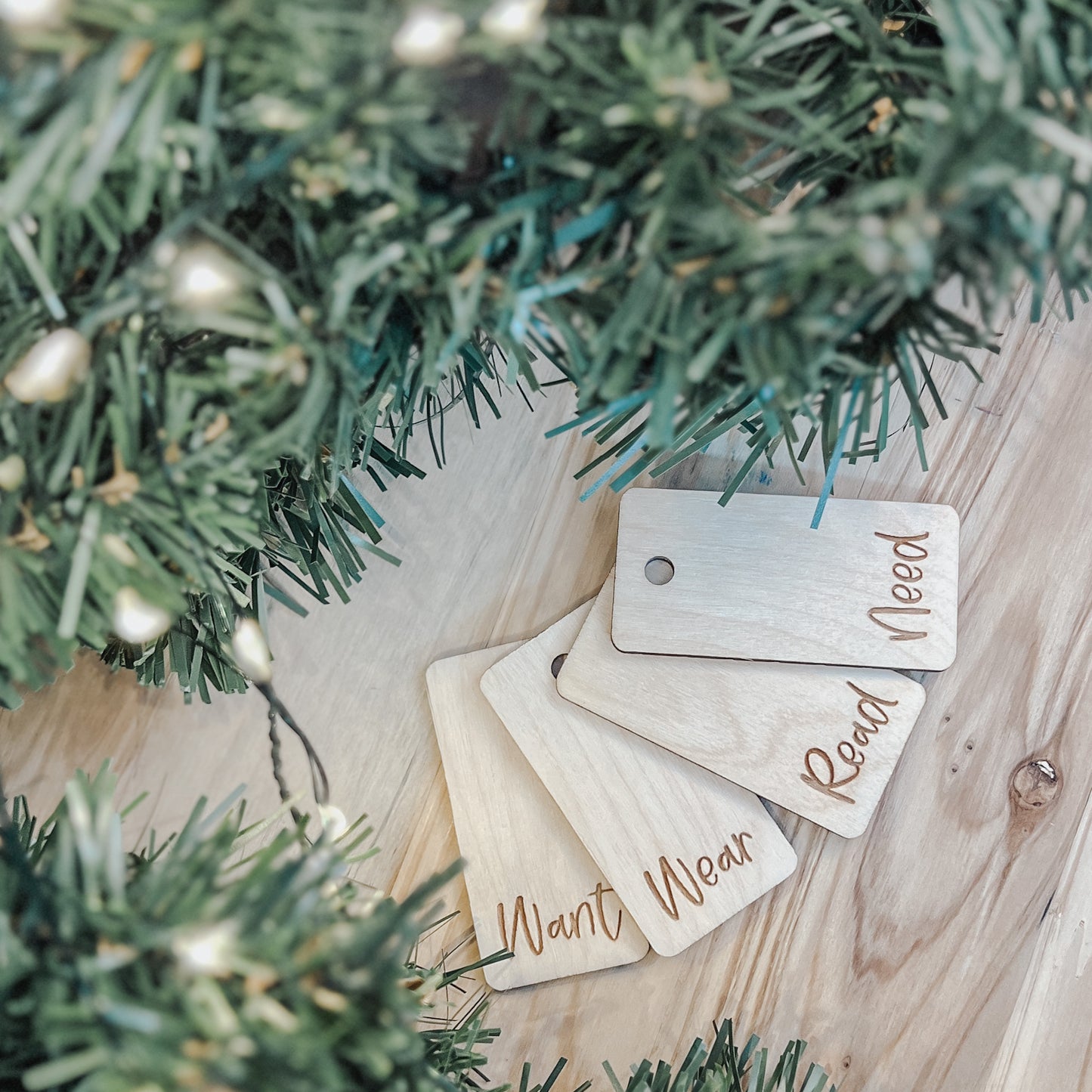 Want, Wear, Read, Need Gift Tags - MINI'S