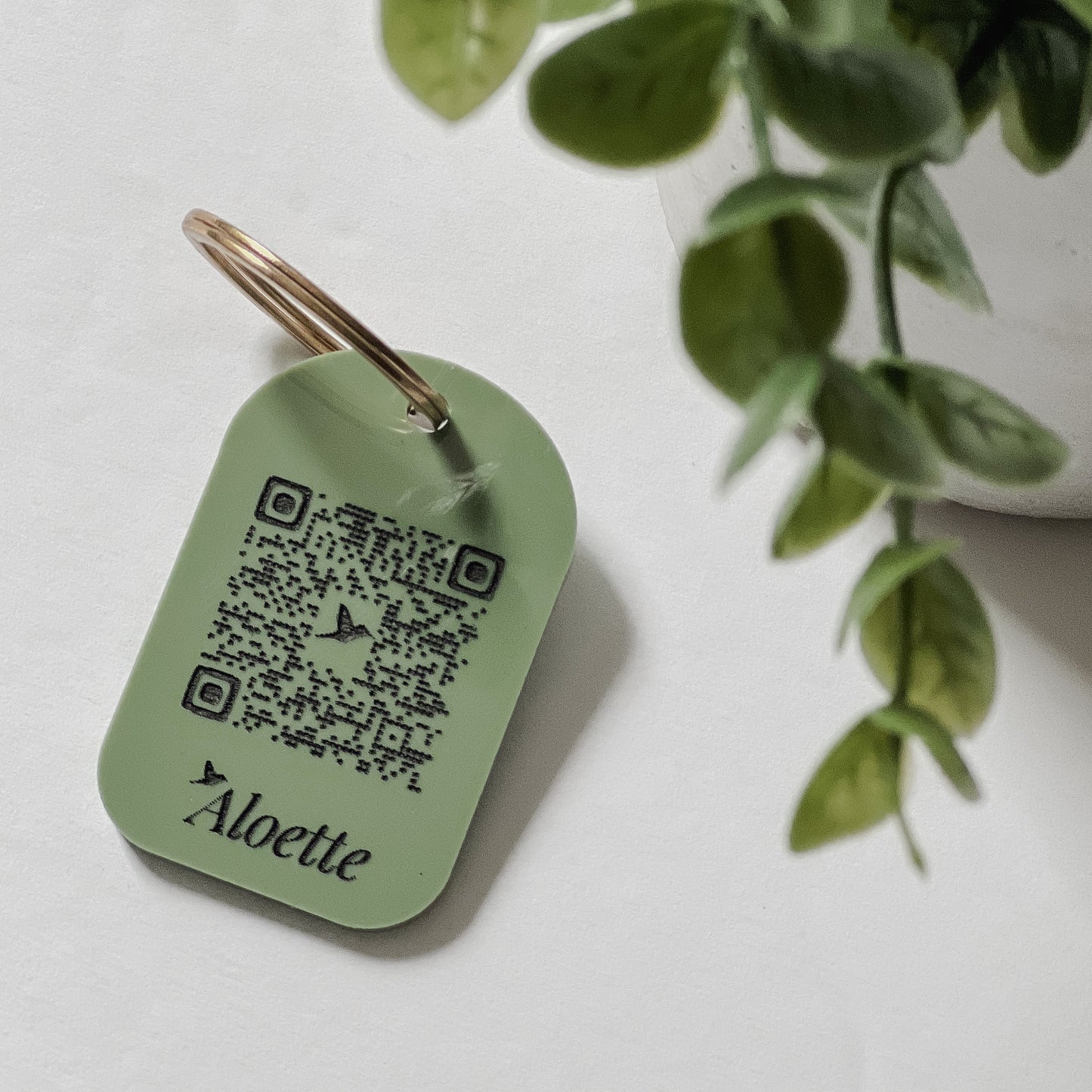 QR Keyring Business Card